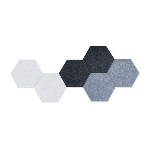 Visionchart Sana Acoustic Shapes Hexagon Assorted Pack of 6