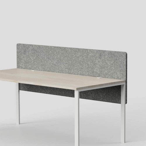 SANA Altitude Dual Above and Below Desk Screen 1800 x 12 x 600mm Moonlight - image 1
