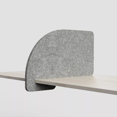 SANA Slide On Desk Screen 12mm 680 x 420mm Arc Style Moonlight - image 1