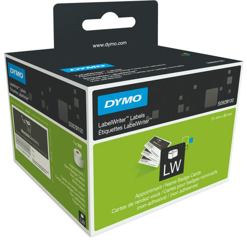 Dymo LabelWriter Name Badge Cards 51 x 89mm Non-Adhesive