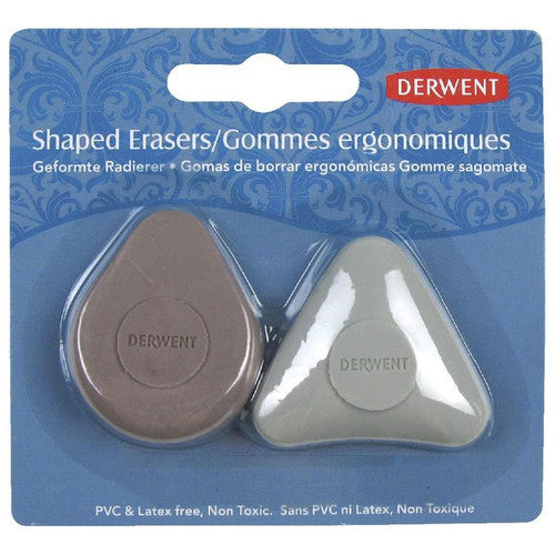 Derwent Shaped Erasers Pack of 2 Box of 12