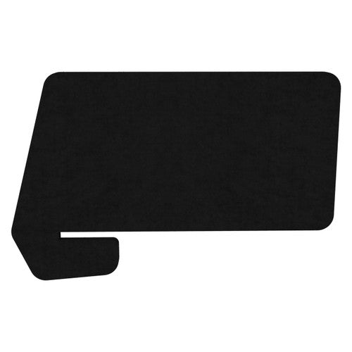 Rapidline Eco Panel Screen Desk Slide Over 820 x 27 x 400mm Black