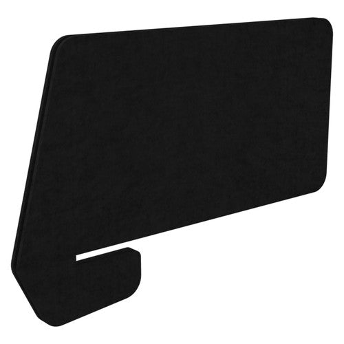 Rapidline Eco Panel Screen Desk Slide Over 820 x 27 x 400mm Black