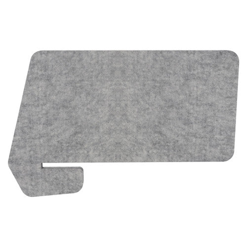 Rapidline Eco Panel Screen Desk Slide Over 820 x 27 x 400mm Marble Grey