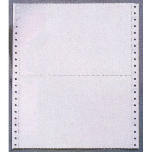 Bala One Part Plain with Mid Cross and Marginal Perfs 60gsm Computer Paper 140 x 241mm Box of 4000 Sheets