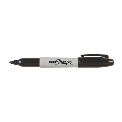 Sharpie Super Permanent Marker Fine Point Black Box of 12