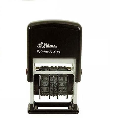 Staedtler Shiny Self-Inking Date Stamp Black 9S400