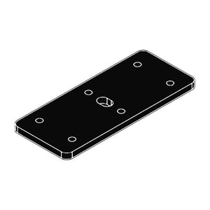 Rapidline Shush30 T Shaped Screw Plate Black