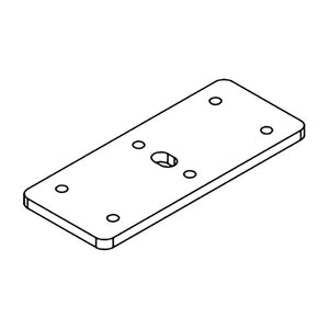 Rapidline Shush30 T Shaped Screw Plate White