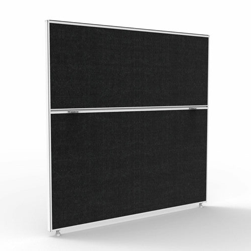 Rapidline Shush30 Plus Screen 1200 x 30 x 1200mm Black Fabric / White