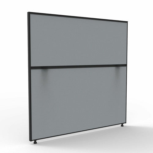 Rapidline Shush30 Plus Screen 1200 x 30 x 1200mm Grey Fabric / Black