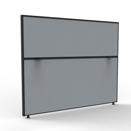 Rapidline Shush30 Plus Screen 1500 x 30 x 1200mm Grey Fabric / Black