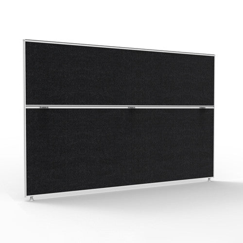 Rapidline Shush30 Plus Screen 1800 x 30 x 1200mm Black Fabric / White