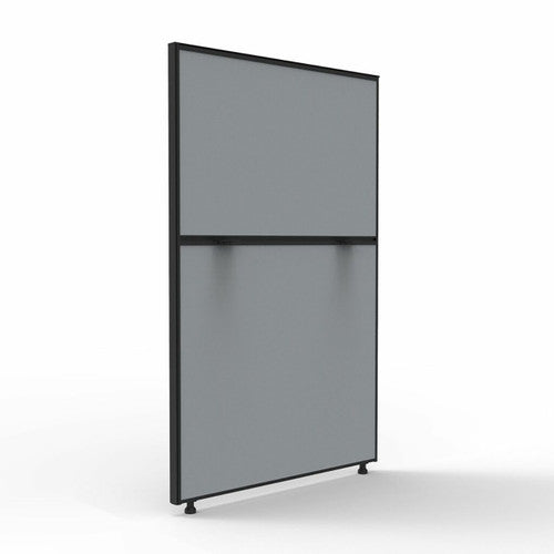 Rapidline Shush30 Plus Screen 750 x 30 x 1200mm Grey Fabric / Black