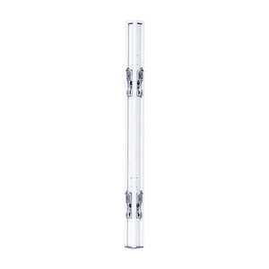 Rapidline Shush30 Joining Pole 90 to 180 Degree 495mm H White