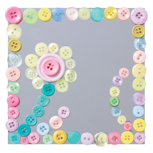 Creative School Supply Basics Buttons Pastel Colours Tub of 600g
