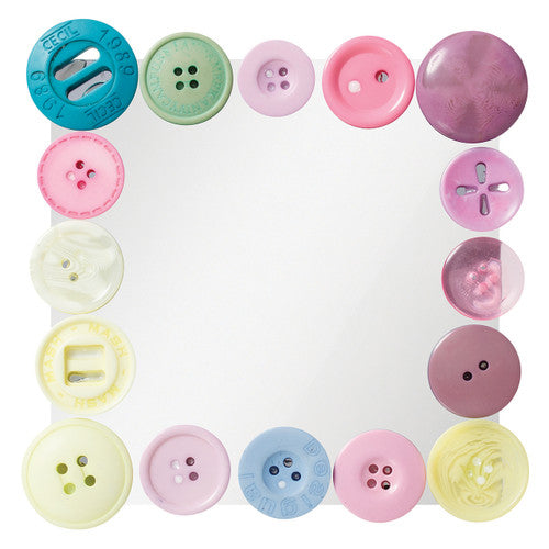 Creative School Supply Basics Buttons Pastel Colours Tub of 600g