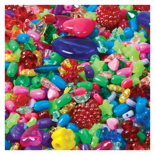 Creative School Supply Craft Beads Assorted Tub of 250g