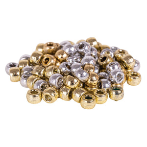 Zart Pony Beads Metallic Gold and Silver 250g