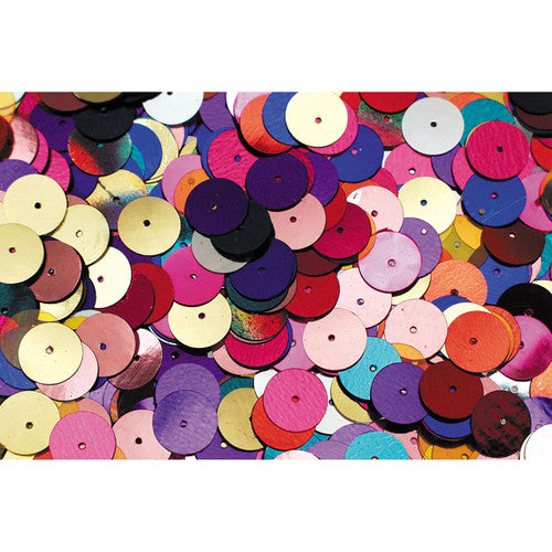 Creative School Supply Flat Sequins 10mm Assorted Pack of 1000