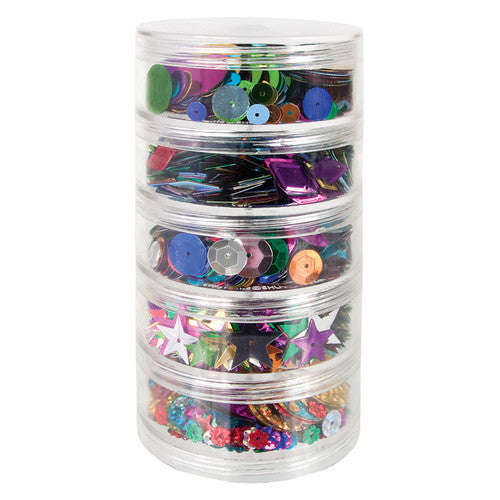 Creative School Supply Stackable Sequins Assorted Pack of 100