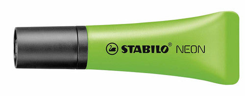 Stabilo Neon Highlighter Box of 10 Green
