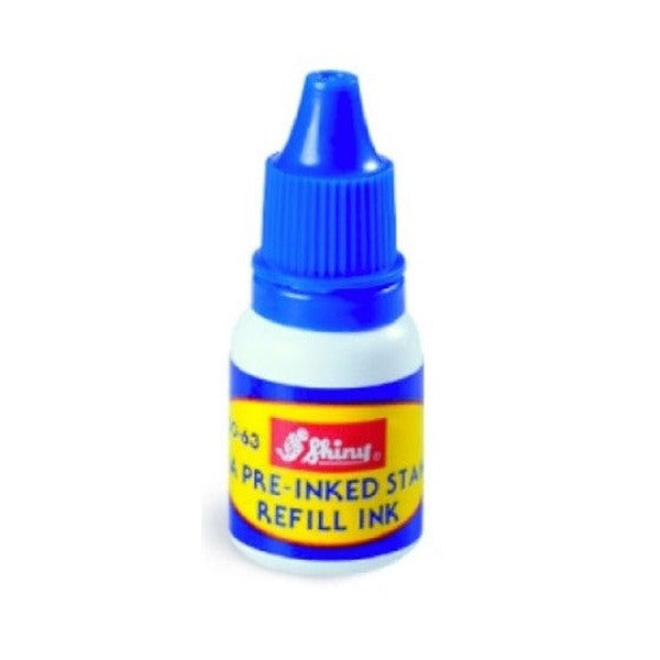 Staedtler Shiny Pre-Inked Stamp Ink 10ml Blue 9SO-63