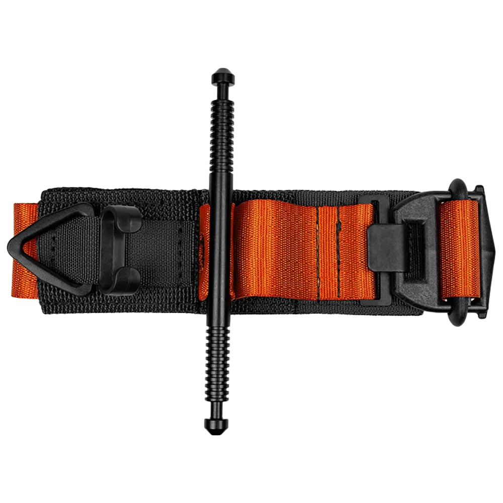 SOF Tactical Tourniquet WIDE Orange 1.5 inch showing SOFTT-W windlass tourniquet with wide band for life-threatening extremity haemorrhage control in tactical and first aid settings