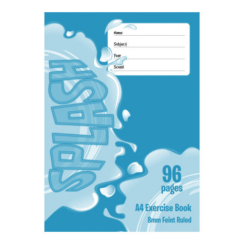 The Note Group Exercise Book 96 Page A4 8mm Ruled Pack of 10