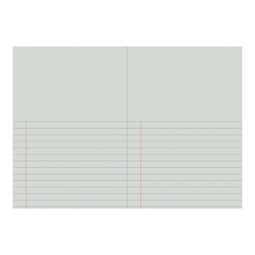 Splash A4 Story Book 48 Page One Third Plain Two Thirds 12mm Solid Ruled with Red Margin 297 x 210mm Pack of 20