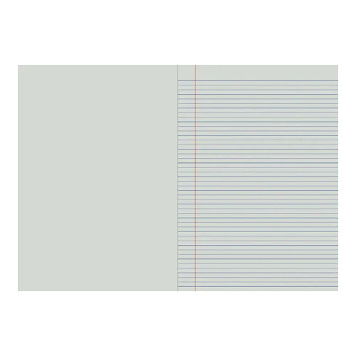 Splash A4 Project Book 96 Page 18mm Dotted Thirds with Red Margin 297 x 210mm Pack of 10