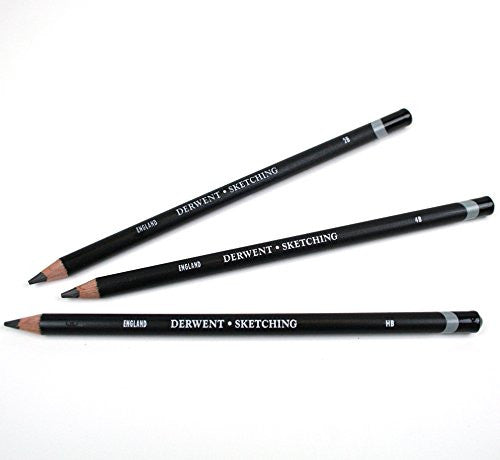 Derwent Sketching Pencil Medium Pack of 4 Box of 6