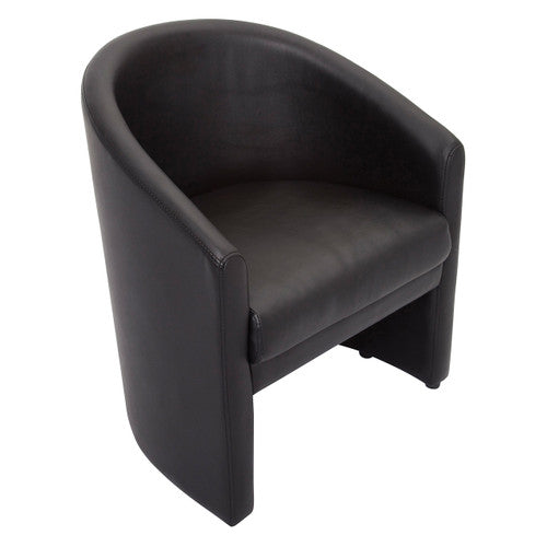Rapidline Space Single Seater Tub Chair Black PU