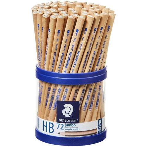 Staedtler Natural Jumbo Triangular Pencil HB Cup of 72 119NHBKP72