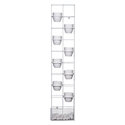 Rapidline Rapid Bloom Vertical Garden 390 x 210 x 1940mm White