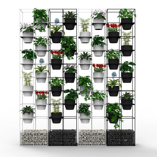 Rapidline Rapid Bloom Vertical Garden 390 x 210 x 1940mm White