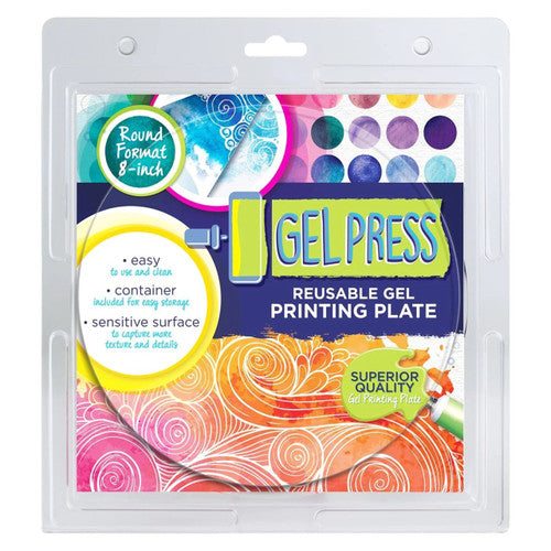 Creative School Supply Gel Press Printing Plate Round 20cm (8")