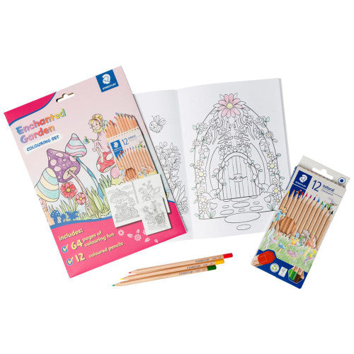 Staedtler Enchanted Garden Colouring Set (Ages 3+)
