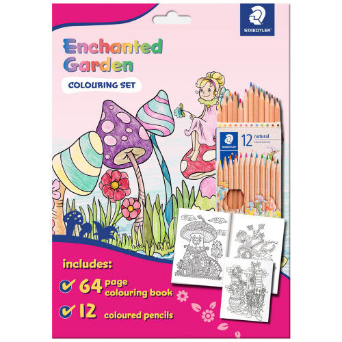 Staedtler Enchanted Garden Colouring Set (Ages 3+)