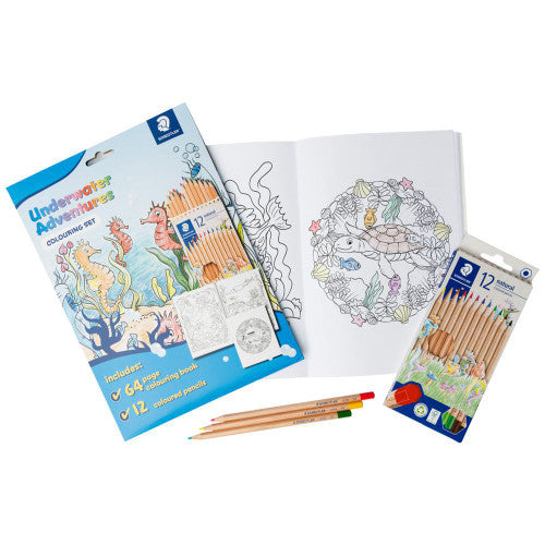 Staedtler Underwater Adventures Colouring Set (Ages 3+)