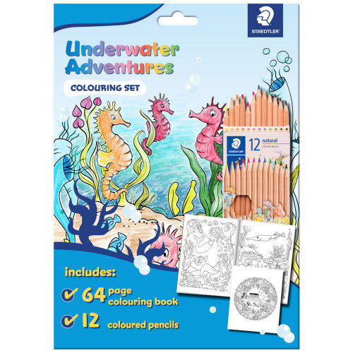 Staedtler Underwater Adventures Colouring Set (Ages 3+)