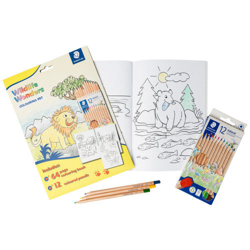 Staedtler Wildlife Wonders Colouring Set (Ages 3+)