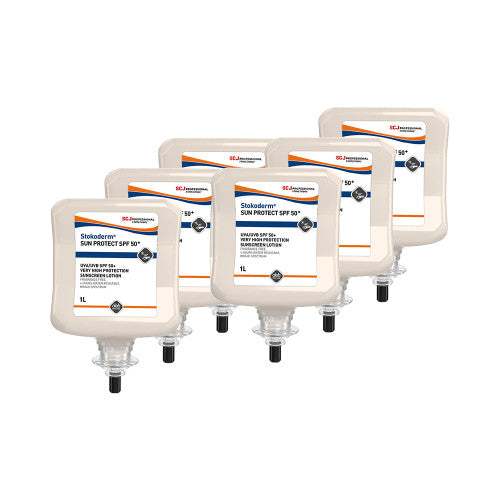 Deb SUN1L Stokoderm Sun Protect SPF 50+ Sunscreen Lotion 1 Litre Box of 6
