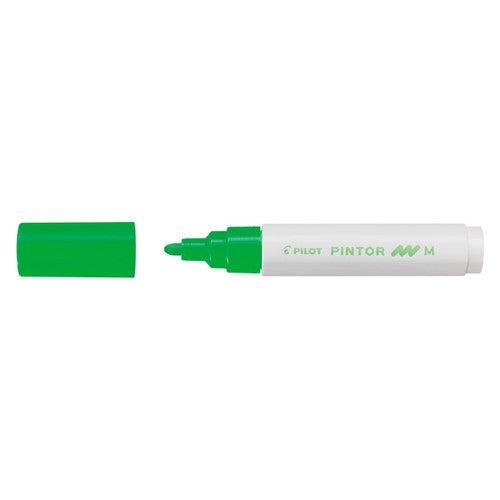 Pilot Pintor Marker Medium Neon Green Box of 6