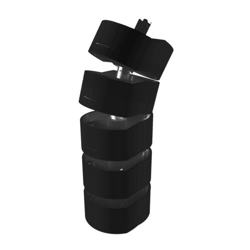 Rapidline Umbilical Power Pole Kit 2800mm Height Only Black