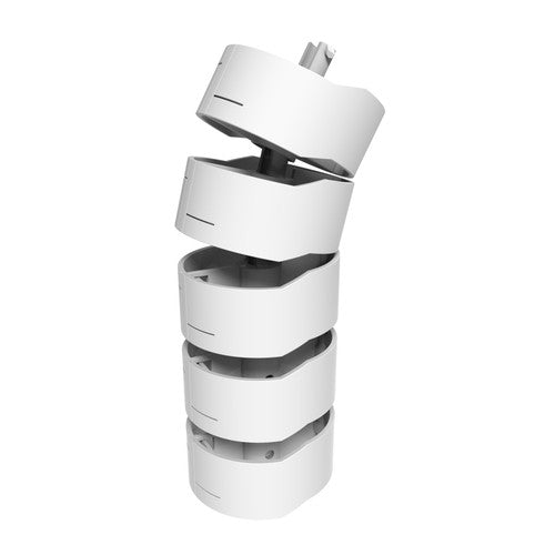 Rapidline Umbilical Power Pole 2800mm Height Only White
