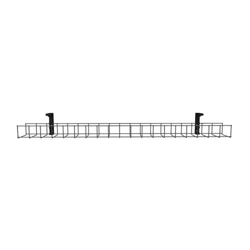 Rapidline Single Tier Cable Basket Kit 1250mm 4 GPO 2m Interconnecting Lead Black