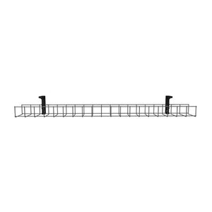 Rapidline Single Tier Cable Basket Kit 650mm 4 GPO 1.5m Interconnecting Lead Black