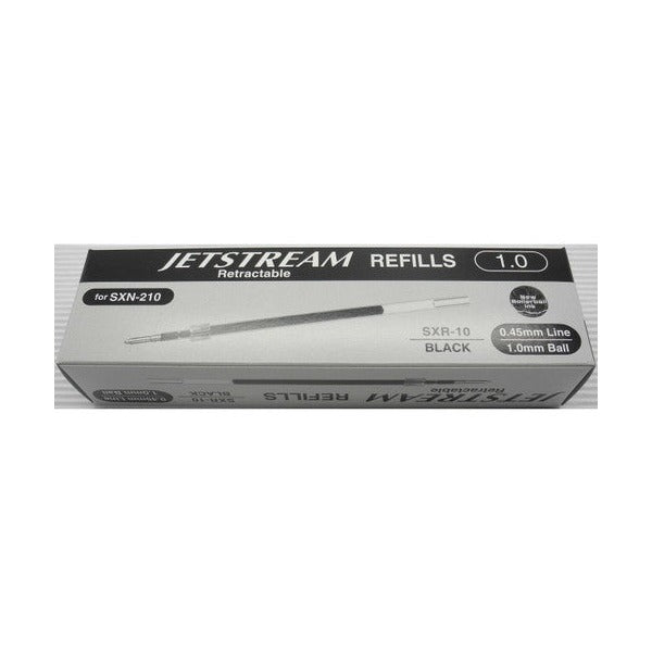 Uni SXR-10 Refill for Jetstream 1.0mm Rollerball Black Box of 12