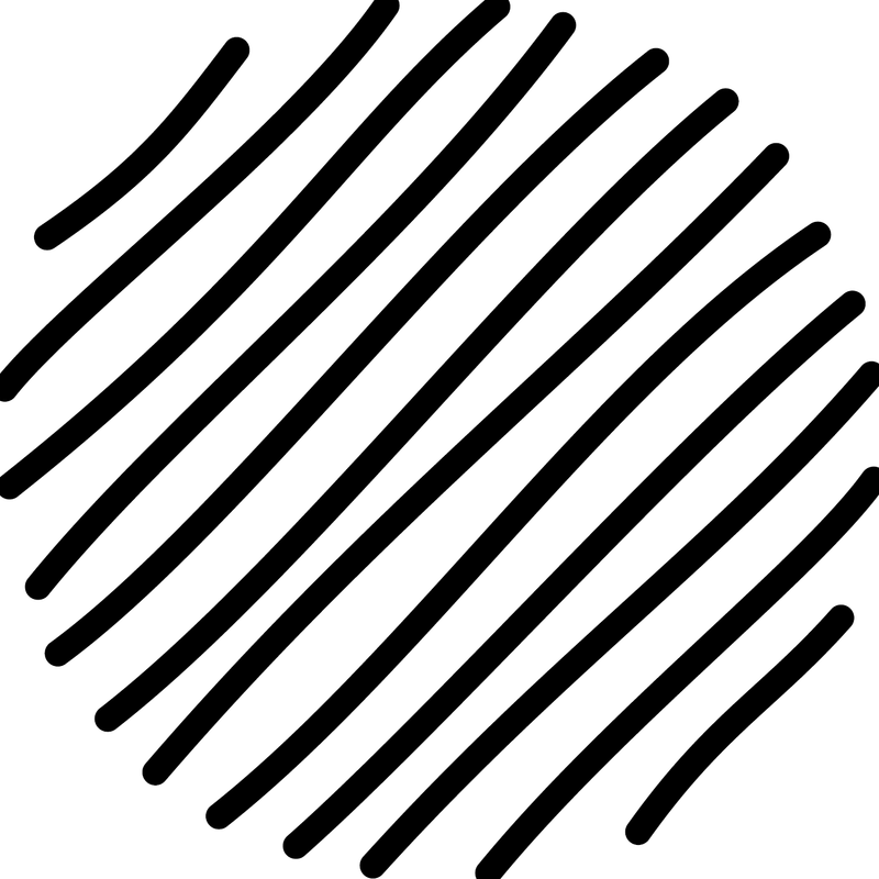 Sakura Gelly Roll Fine Point Black ink scribble swatch: diagonal black gel lines on white paper
